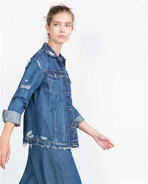 zara oversized denim shirtzara oversized denim jacket|zipped oversized hoodie.